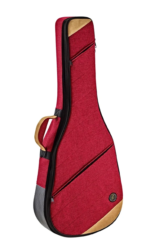 Ortega Guitars Guitar Soft Case - Case for 4/4 Classical Guitar - Height 103.5 cm - Width 39 cm - Cotton/Canvas, Red (OSOCACL-BX)