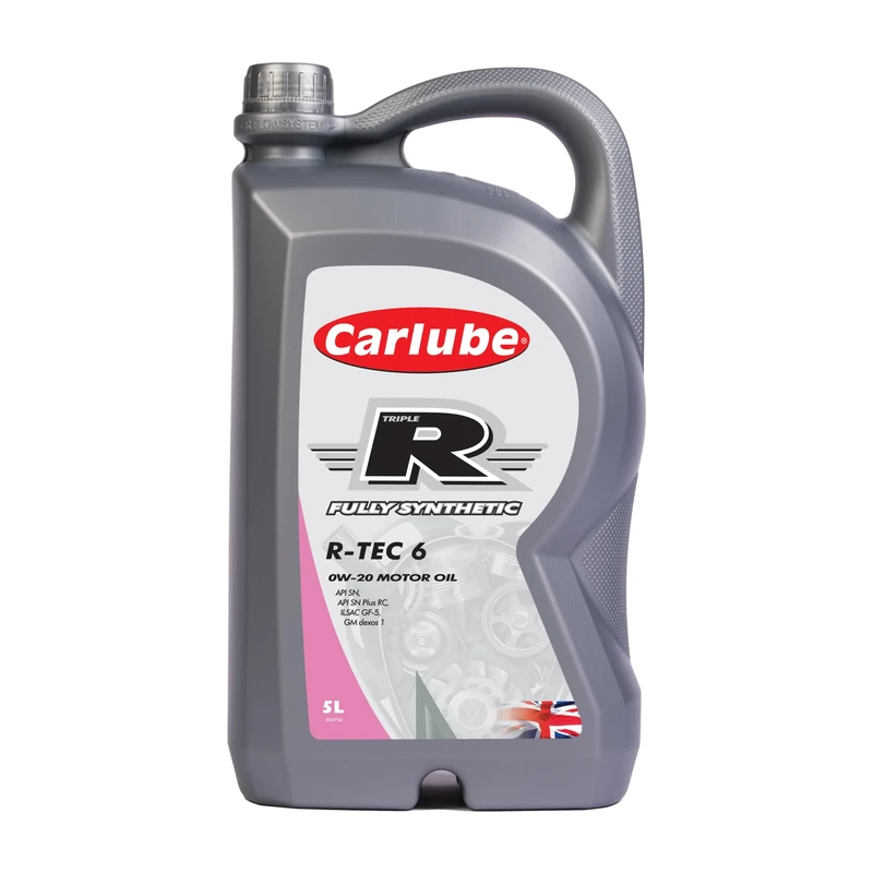 Carlube Triple R 0W-20 API SP with RC, ILSAC GF-6A, GM Dexos 1 Fully Synthetic Engine Oil R-TEC 6 5L