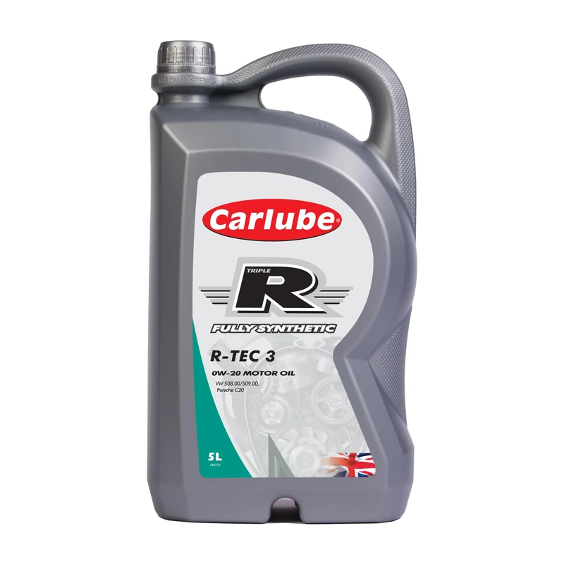 Carlube Triple R 0W-20 ACEA C5 VW Fully Synthetic Engine Oil Petrol/Diesel Compatible R-TEC 3 5L