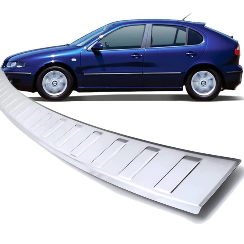 1A092 – Stainless Steel Door Sill Protector, Boot Sill Protector, Suitable for LEON 2 SW 2005 to 2013 - Image 1