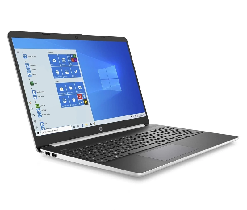 HP 15s-fq1013na 15.6 Inch Full HD Laptop - (Silver) (Intel Core i7-1065G7, 16 GB, 512 GB SSD, Windows 10 Home), Natural silver