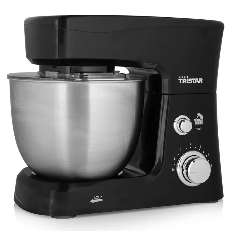 Tristar MX-4830 Kitchen Machine - 3.5 litres - Beat, Mix and Knead - 700 Watts - Black
