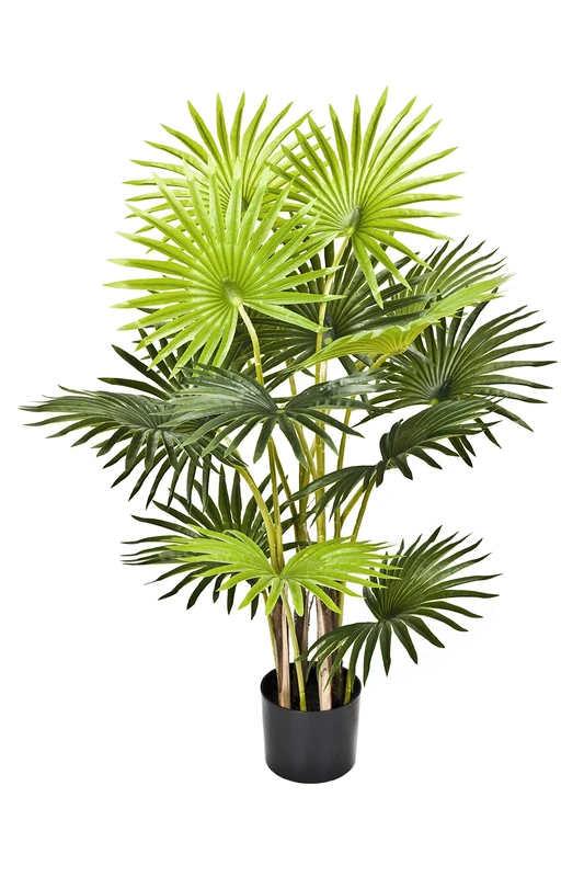 Artificial 95cm Fan Finger Palm Tree in Pot