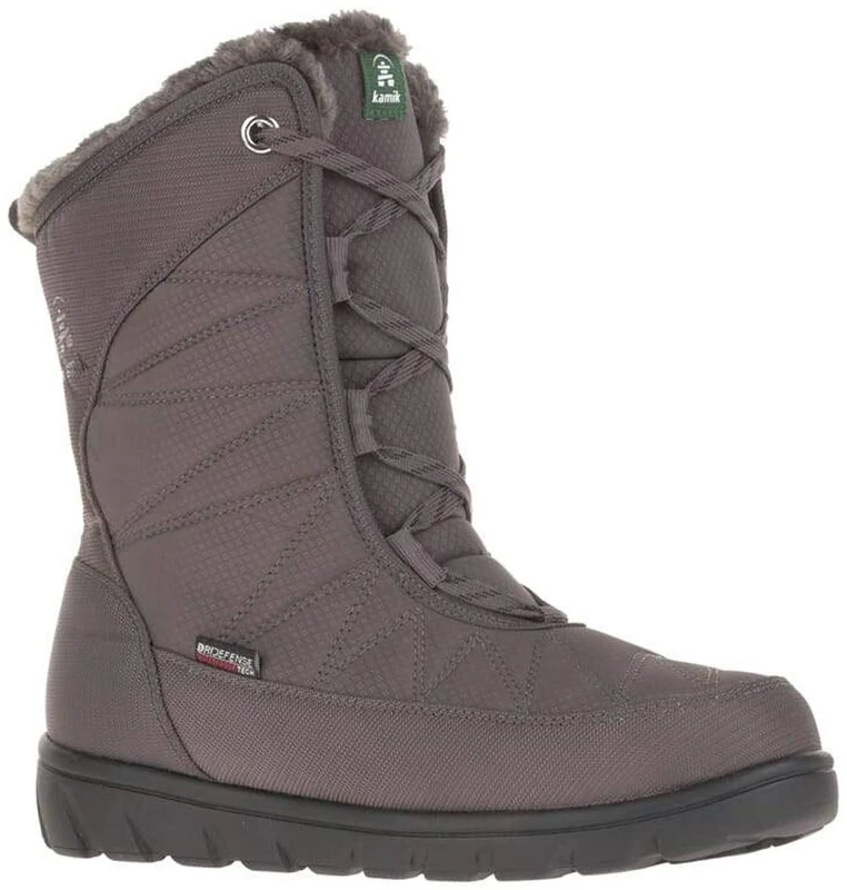 Kamik Women's HANNAHMID NK2254 Mid Calf Boot, Black CHA, 6 UK