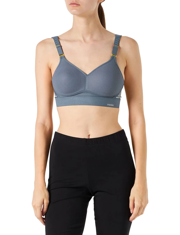 TriAction Women's Hybrid Lite P EX Sports Bra - GREY COMBINATION - 34B
