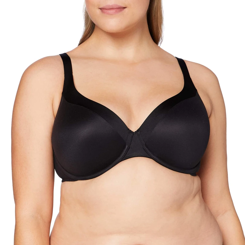 Triumph Womens Body Make-up Soft Touch Whp Wired Padded Bra, Black, 38D UK