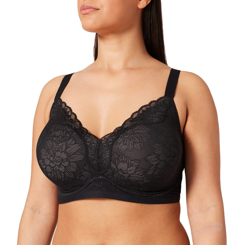 Triumph Women's Fit Smart P01 EX, Padded bra, BLACK