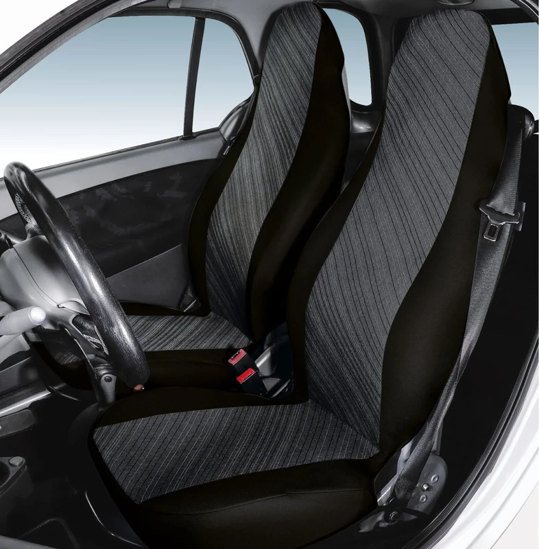 CORA 000129166 Smart Fortwo Custom Front Seat Covers, Diago Lead