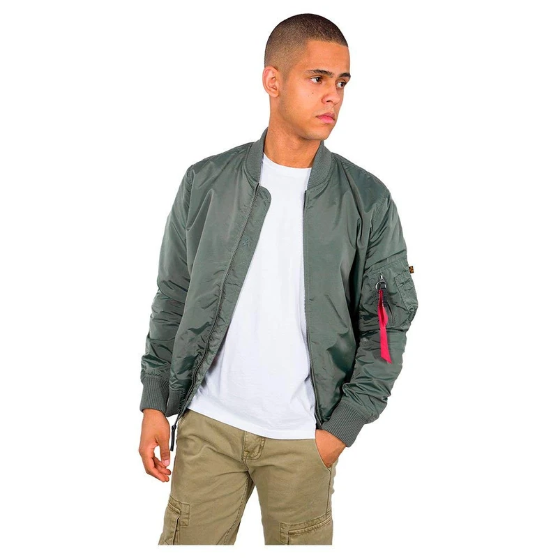 Alpha Industries Men's MA-1 TT Jackets, Vintage-Green, M