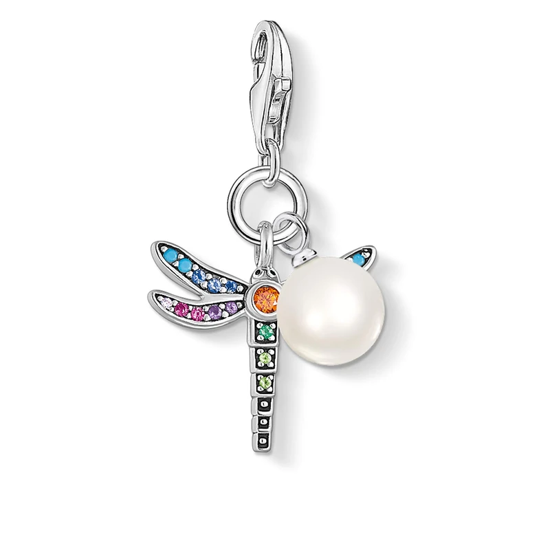 Thomas Sabo Women Sterling Silver Cubic Zirconia Key Chain - 1833-340-7