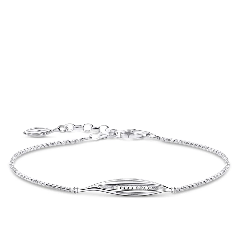 Thomas Sabo Women Sterling silver Cubic Zirconia bracelet - A1935-051-14-L19v