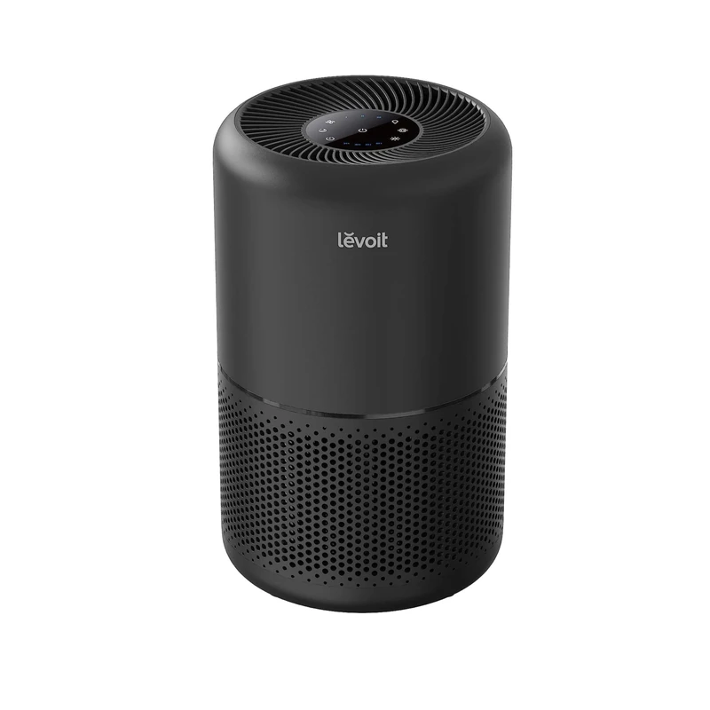 LEVOIT Air Purifier for Home Allergens Pet Hair in Bedroom, Covers Up to 1073 ft² by 56W High Torque Motor, AHAM VERIFIDE, 3-in-1 Filter with HEPA Sleep Mode, Remove Dust Smoke Odor, Core300-P, Black
