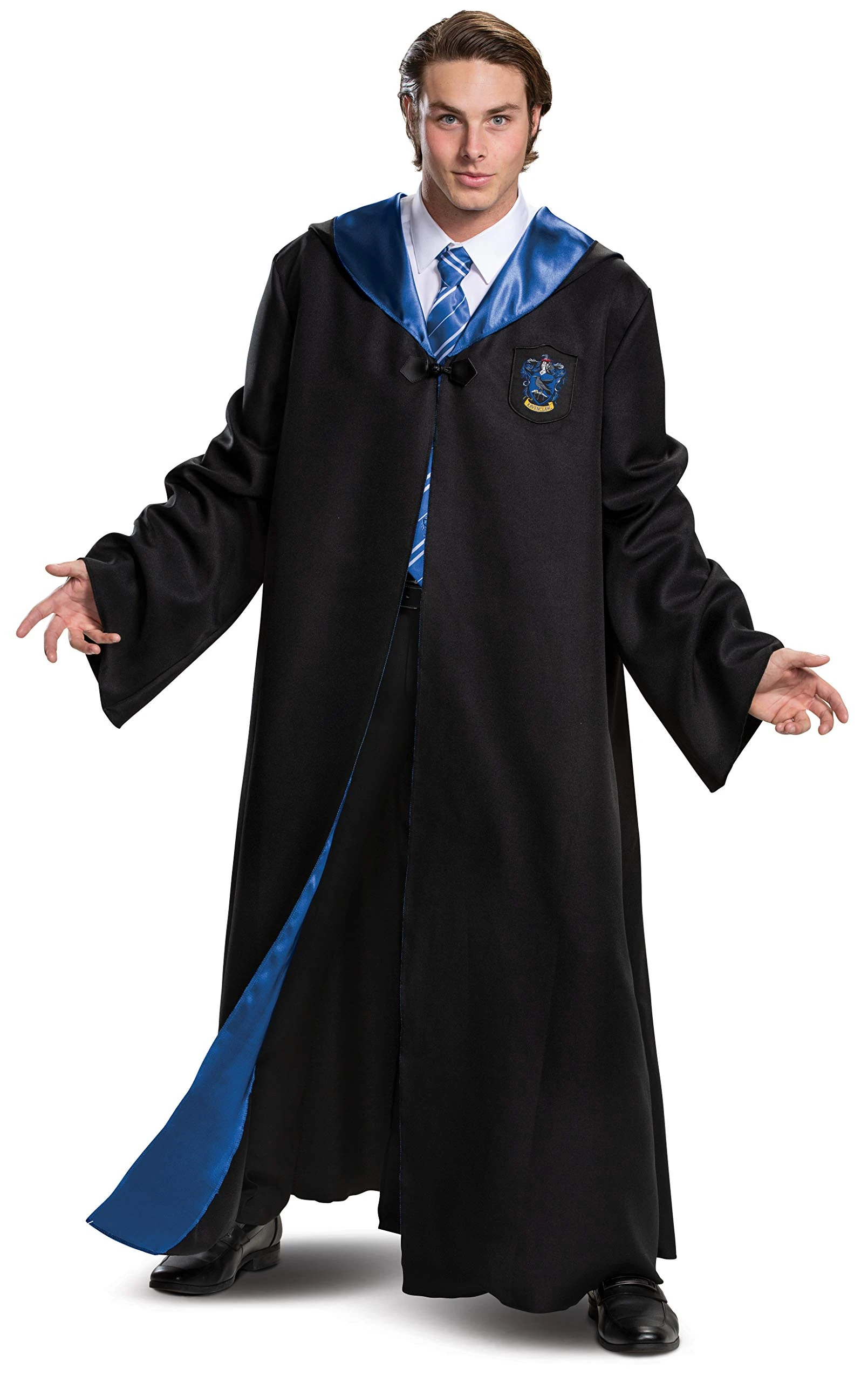 Disguise Harry Potter Ravenclaw Robe Deluxe, Black & Blue, XXL (50-52)