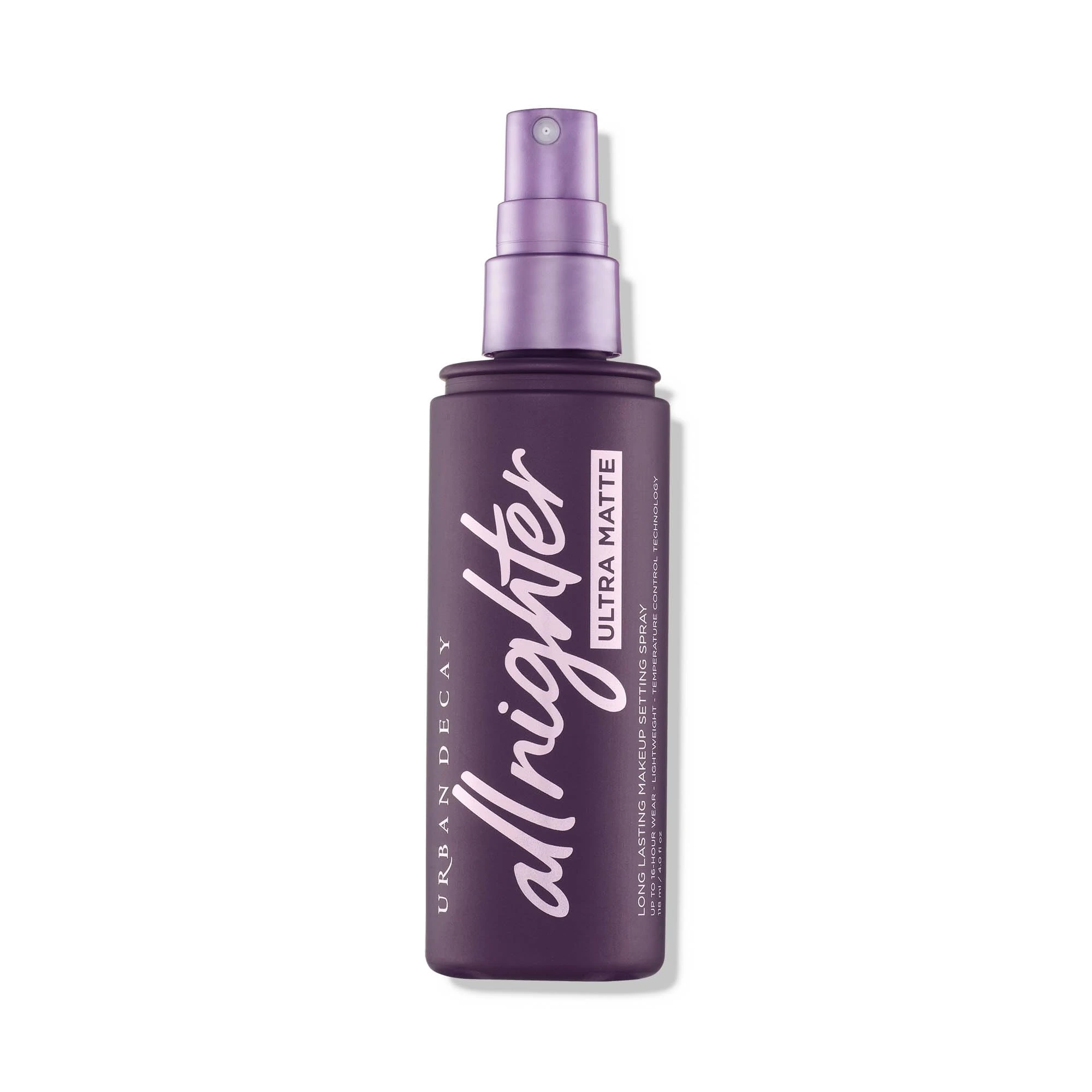 Urban Decay All Nighter Makeup Setting Spray, Matte Long-Lasting Fixing Spray for Face, 118ml