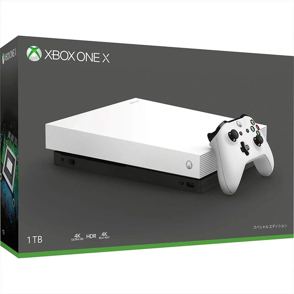 Xbox One X White 1TB console Forza Horizon 4 + Forza Motorsport 7 bundle (Renewed)