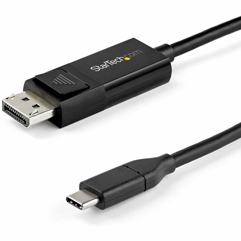 StarTech.com 6ft (2m) USB C to DisplayPort 1.4 Cable 8K 60Hz/4K - Bidirectional DP to USB-C or USB-C to DP Reversible Video Adapter Cable -HBR3/HDR/DSC - USB Type C/TB3 Monitor Cable (CDP2DP142MBD)
