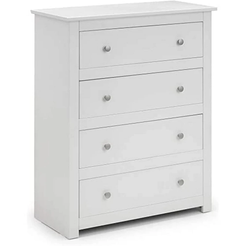 Julian Bowen Radley 4 Drawer Chest - Surf White Chests