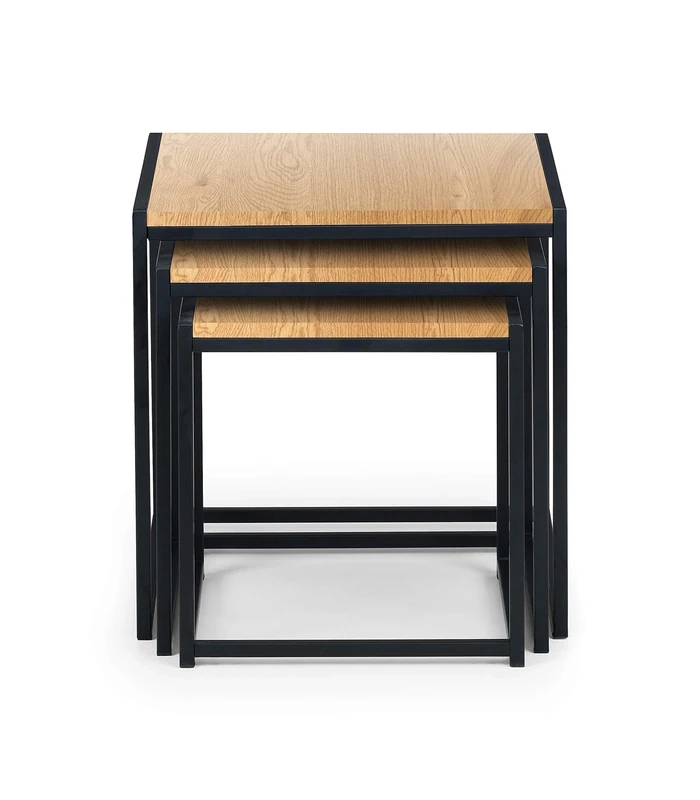 Julian Bowen Tribeca Nest of Tables, Oak