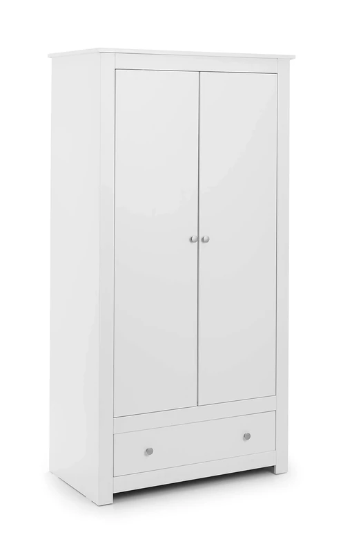 Julian Bowen Radley Wardrobe - Surf White Wardrobes