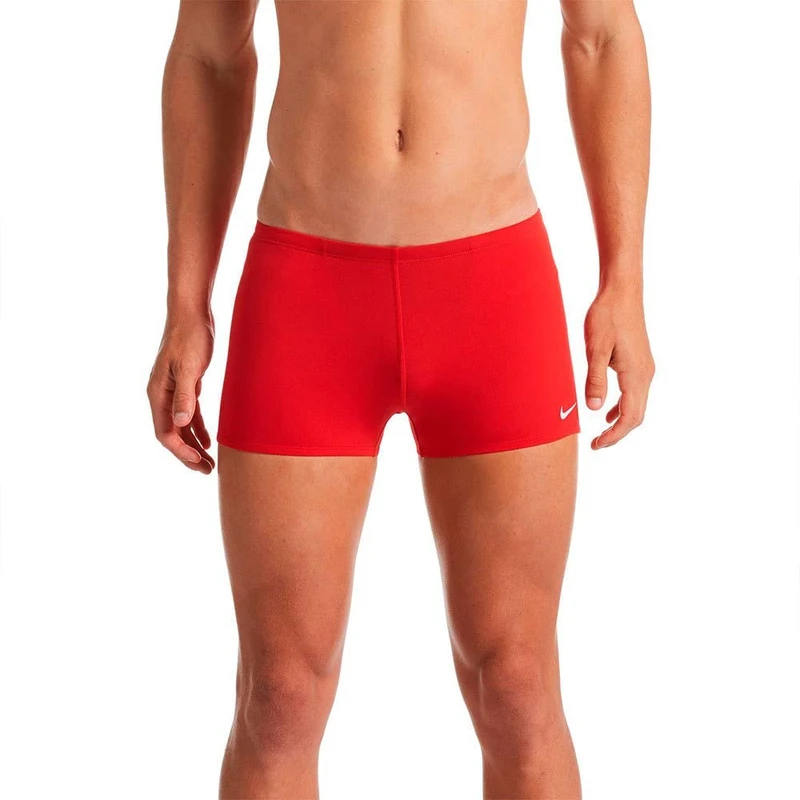 Nike Square Leg Men's Swimsuit, University Red, Large