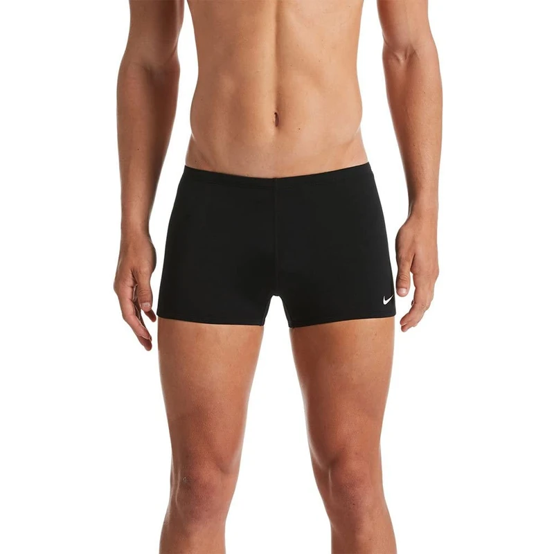 NIKE Mens Square Leg Swimsuit, Black, 34 EU