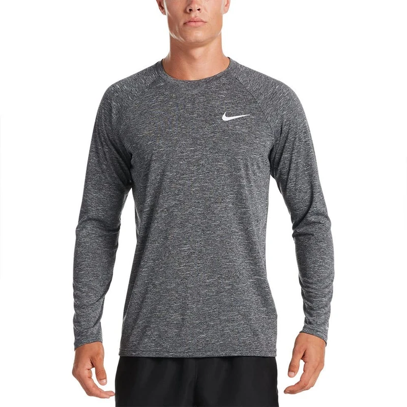 Nike Men's Hydrogua Long-Sleeved t-Shirt, Black, M - Image 1