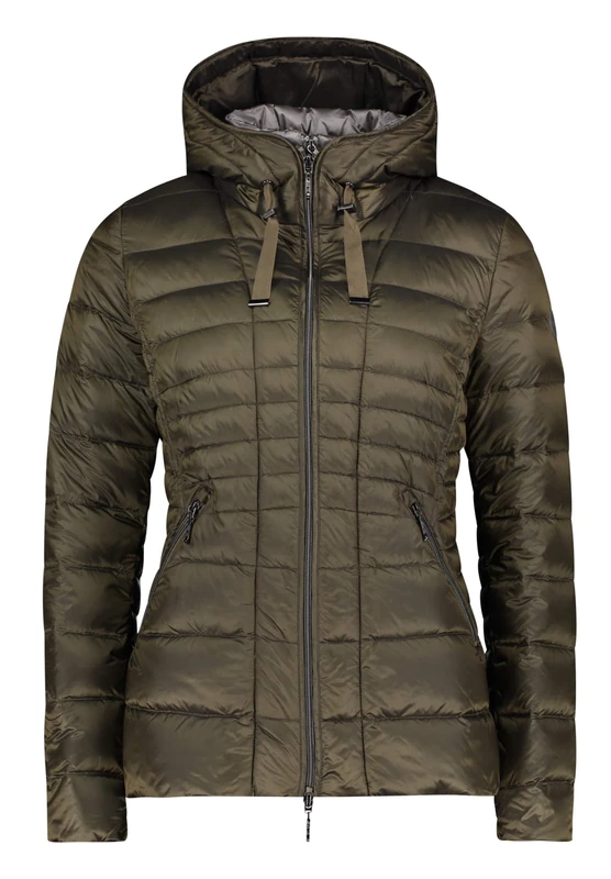 Gil Bret Women's 9092/6252 Quilted Jacket, Dark Khaki, L