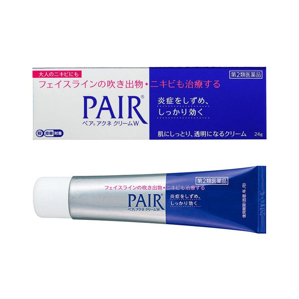 Lion Pair Acne Cream – LARGE 24g Size – Authentic Japanese Formula for Pimples, Redness & Inflammation – Fast-Acting, Non-Irritating Spot Treatment