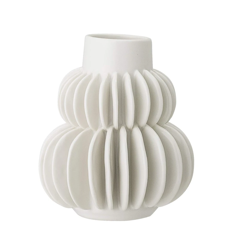 Bloomingville White Ceramic Vase
