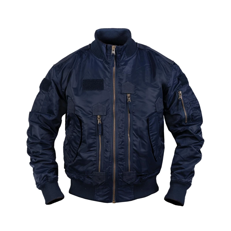 Mil-Tec Men's Us Tactical Flight Jacket, Blue, M UK