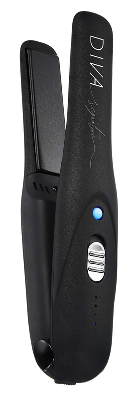 Diva Signature Free Styler - Professional Compact Cordless Straightener with Ceramic Plates,DIVA11