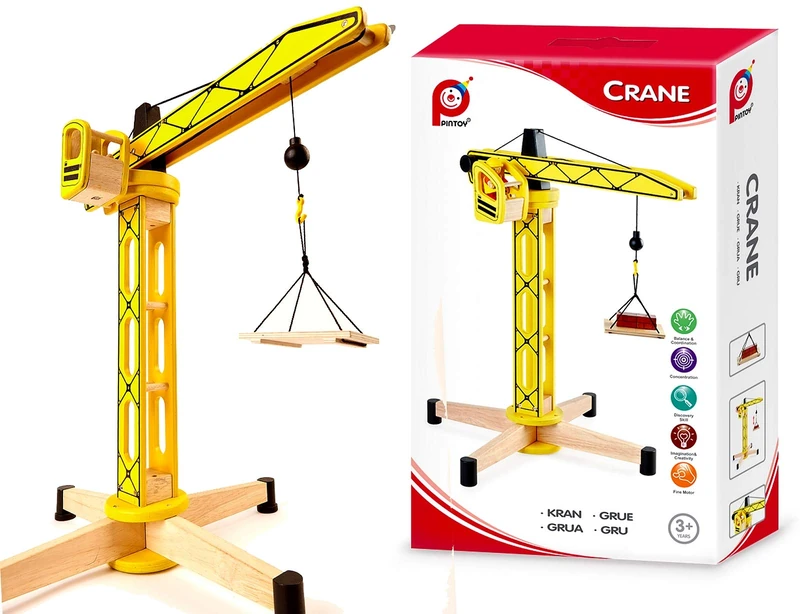 Pintoy Wooden Crane, P3000 - Image 1