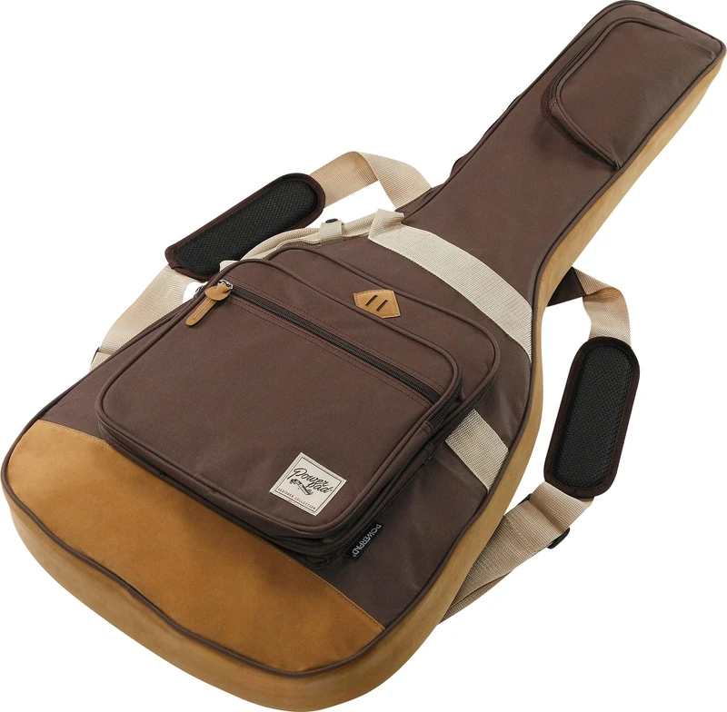 Ibanez IHB541-BR PowerPad Designer Hollow-Body Electric Guitar Gig Bag – Padded Soft Case for Semi-Hollow & Hollow-Body Guitars with 25 mm Side Cushions | Neck Support Strap – Brown