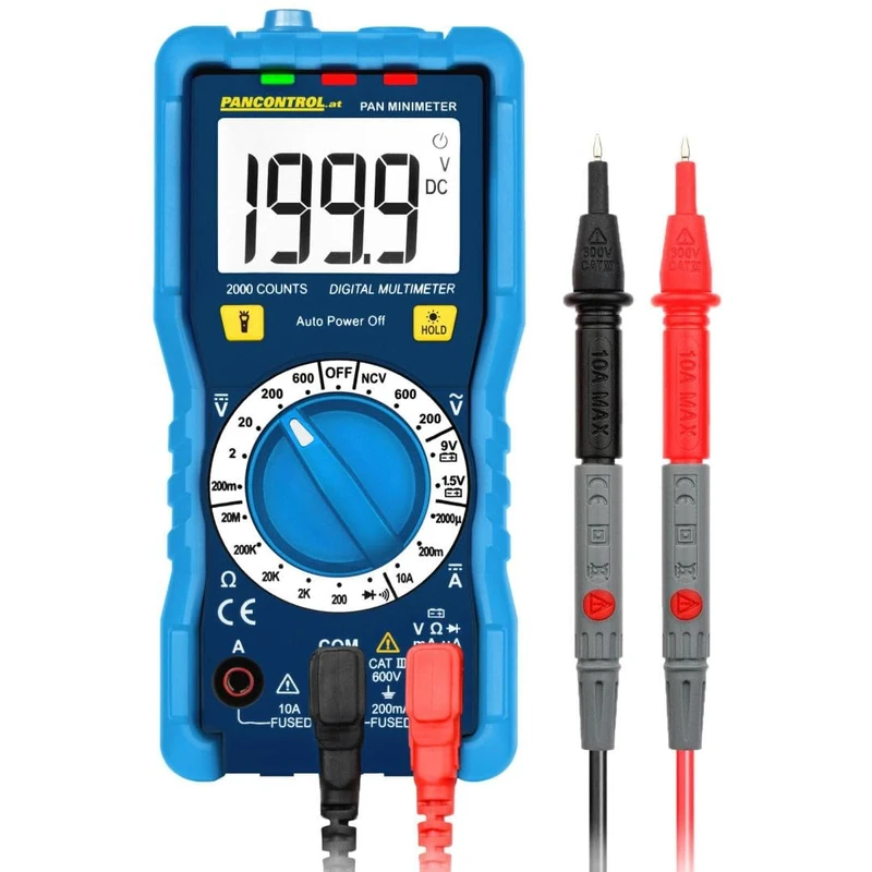 Kopp Digital Multimeter CAT III 600V with Contactless Voltage Tester 196402082 - Image 1