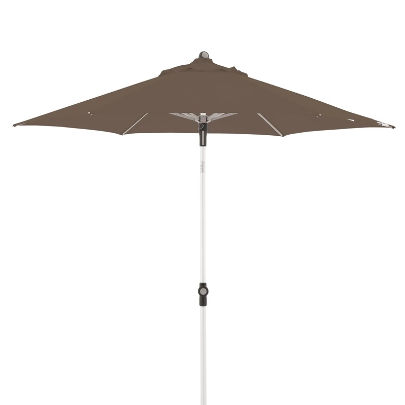 Doppler SL-AZ Push Up Parasol 220 cm Greige Taupe I Garden Umbrella Bendable I Parasol with UV Protection 80+ I Parasol Made of Aluminium I Rainproof Polyester Umbrella Canopy