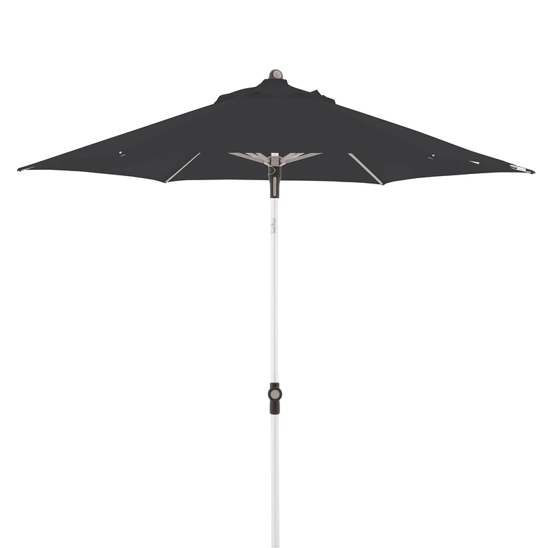Doppler SL-AZ Push Up Parasol 220 cm Anthracite I Garden Umbrella Bendable I Parasol with UV Protection 80+ I Parasol Made of Aluminium I Rainproof Polyester Umbrella Canopy