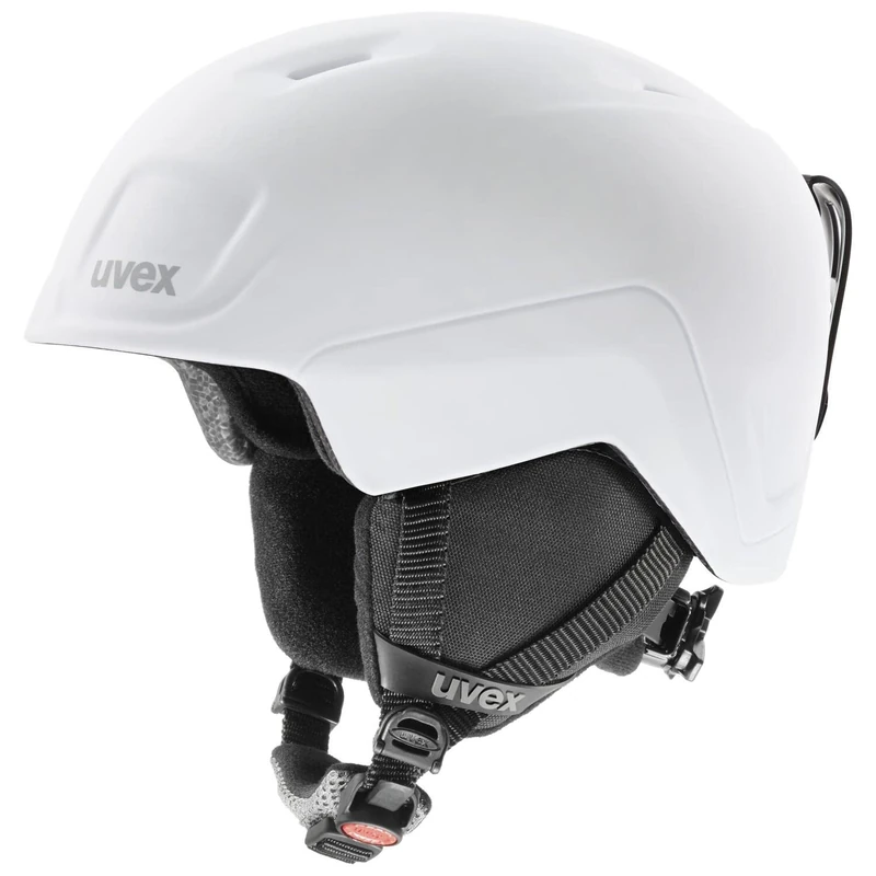uvex Heyya Pro - Ski Helmet for Kids - Individual Fit - Optimized Ventilation - White-Black Matt - 54-58 cm