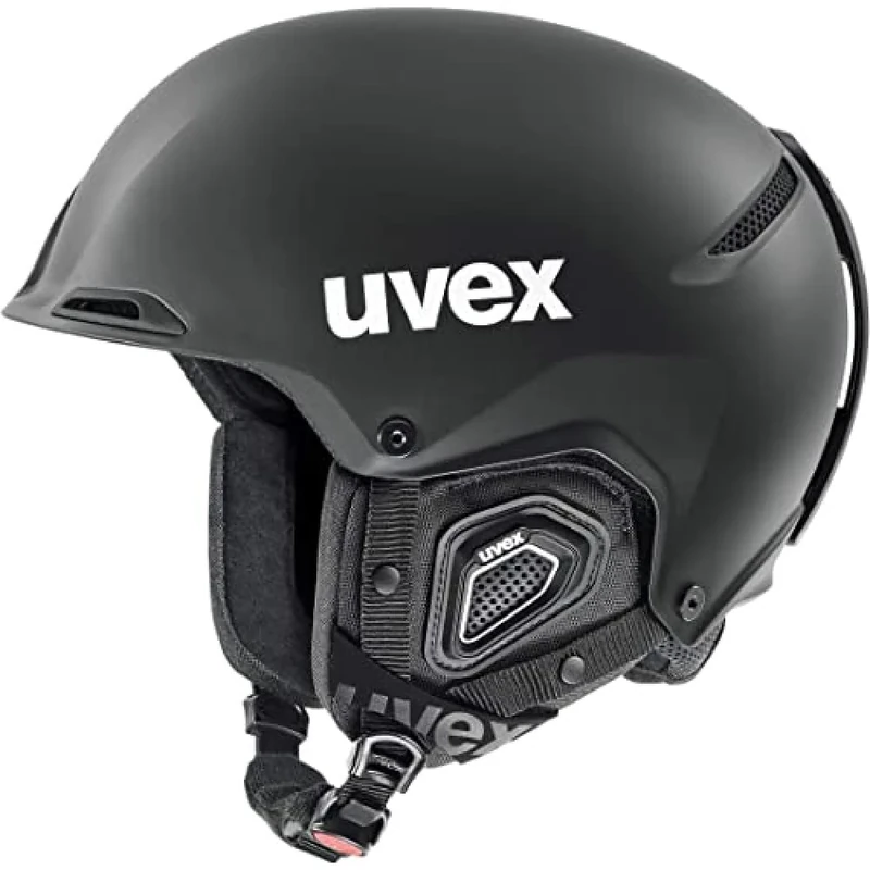 uvex Jakk+ IAS - Ski Helmet for Men and Women - Individual Fit - Optimized Ventilation - Black Matt - 59-62 cm