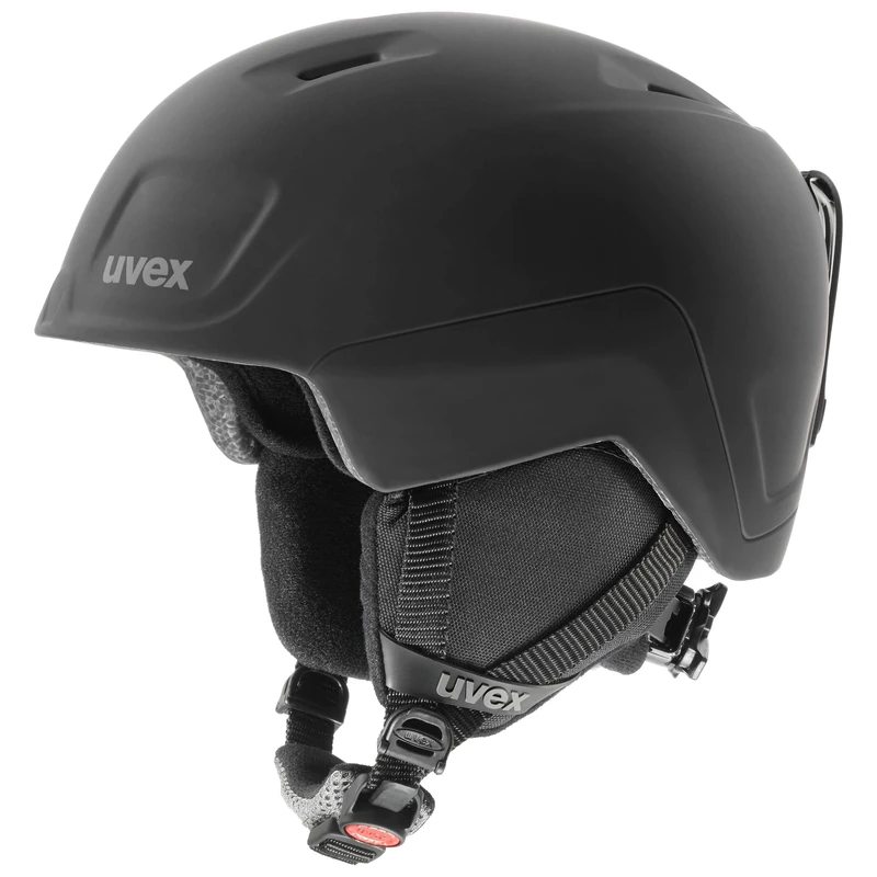 uvex Heyya Pro - Ski Helmet for Kids - Individual Fit - Optimized Ventilation - Black Matt - 54-58 cm