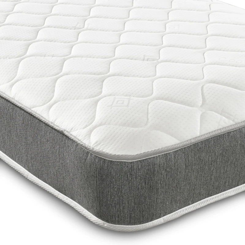 eXtreme Comfort Grey Essentials Single Mattress - 90x190cm UK Made