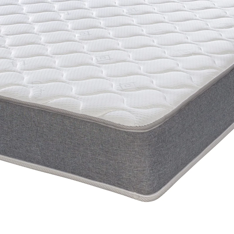eXtreme comfort ltd Grey Essentials King Mattress 5FT (150x200cm) | Foam-Free Bonnell Spring | Cooltouch Breathable Cover | Plush Comfort Support | 20cm Deep Value Mattress | UK Made