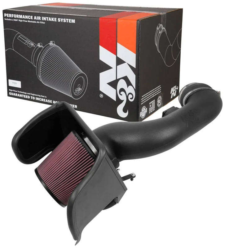 K&N Cold Air Intake Kit: High Performance, Guaranteed to Increase Horsepower: Fits 2017-2019 FORD F250 Super Duty; 2017-2019 FORD F350 Super Duty; 2017-2019 FORD F450 Super Duty, 57-2597