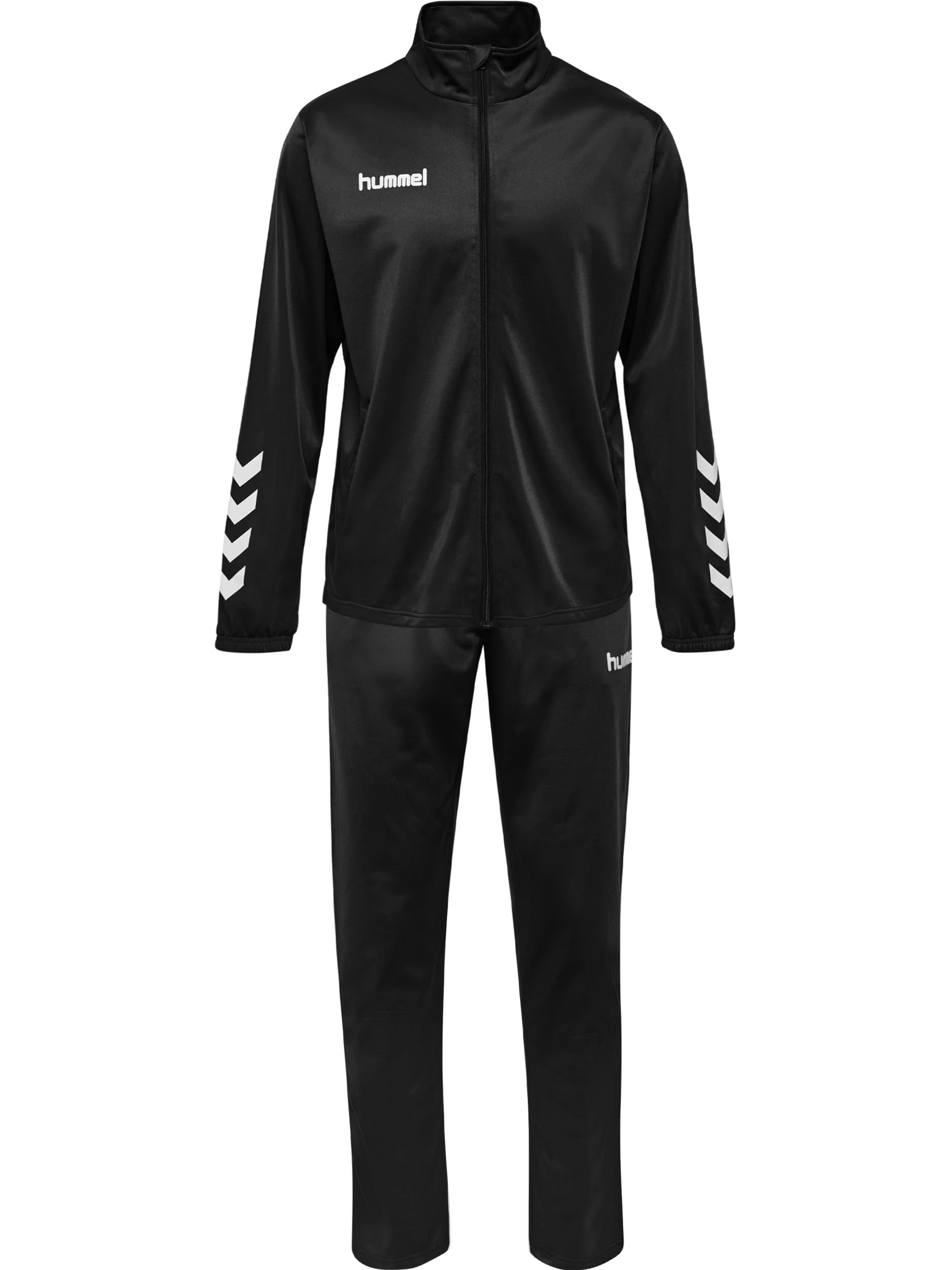 hummel Men's Ensemble Promo Poly Track Suit, Black, M EU