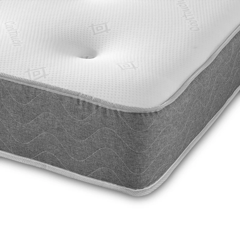 eXtreme comfort ltd Galaxy Sleep Hybrid Tufted 20cms Deep Innerspring & Memory Foam Ultimate Value Mattress, Plush Feel, White, 20cms Deep, 2ft6 Small Single, 75cms x 190cms