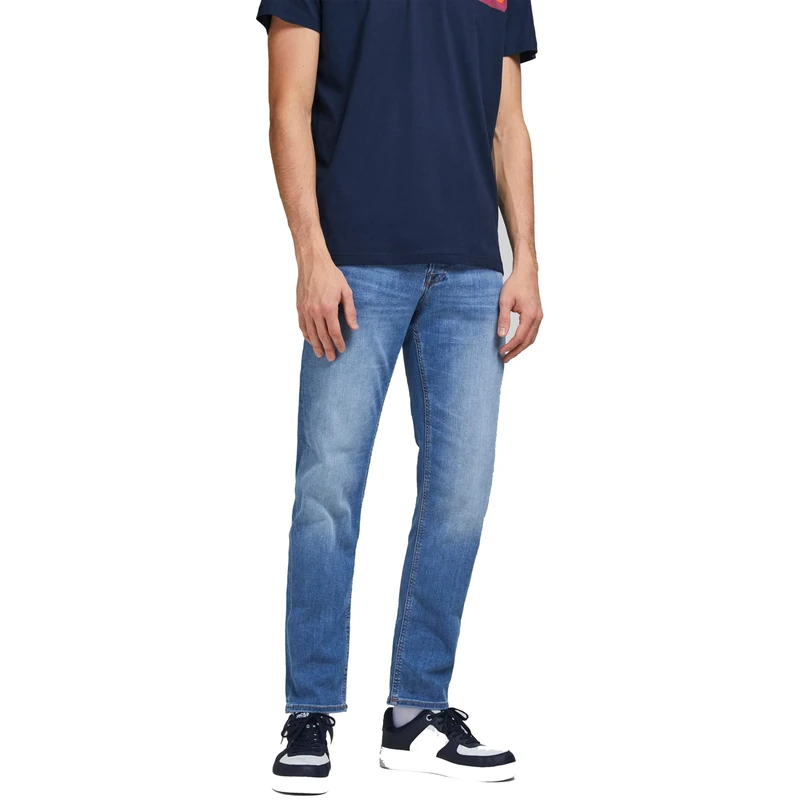 JACK&JONES PLUS Men's Jjitim Jjoriginal AM 814 PLS NOOS Pants, Blue Denim, 42/30