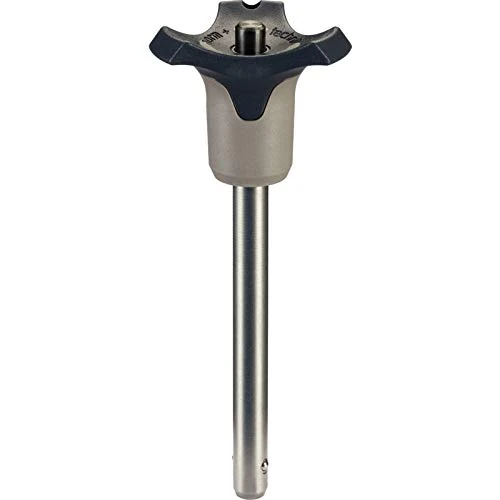 HALDER 22370.0391 Self Ball Locking Bolt, with Combination Handle pin, Gray, d1=20 mm / l1=50 mm
