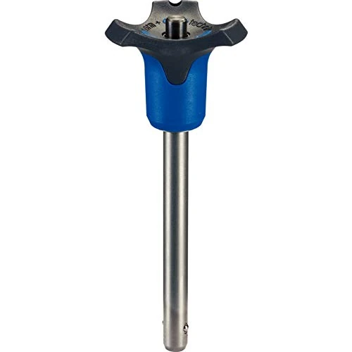 HALDER 22380.0531 Ball Bolts, self-Locking, with Combination Handle, Excretion Hardened, Blue, d1=20 mm / l1=50 mm