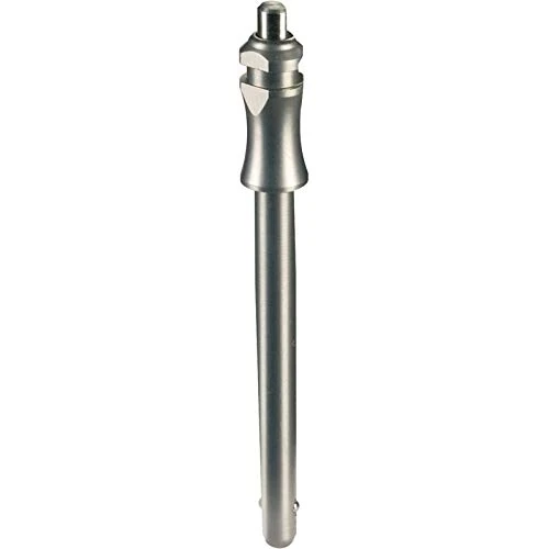HALDER 22370.0132 Self Ball Locking Pin with Standard Handle Bolt, Steel, d1=25 mm / l1=80 mm