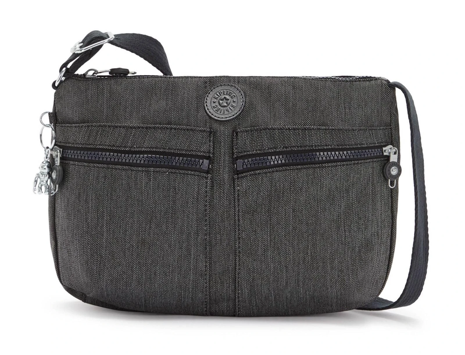 Kipling IZELLAH Medium crossbody, Black Peppery (Black)