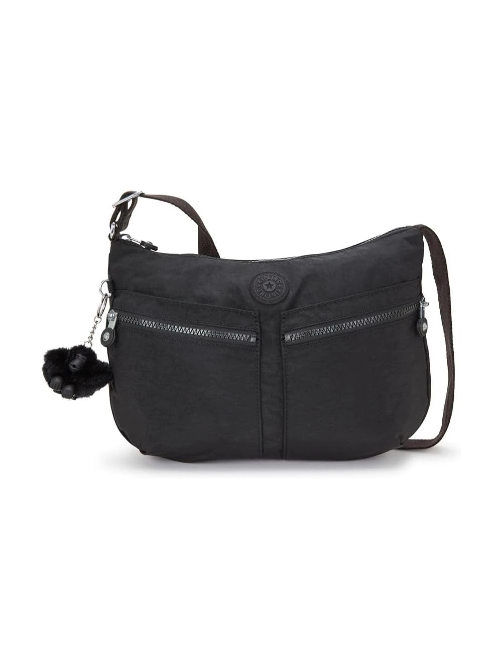 Kipling IZELLAH Medium crossbody, Black Noir (Black)